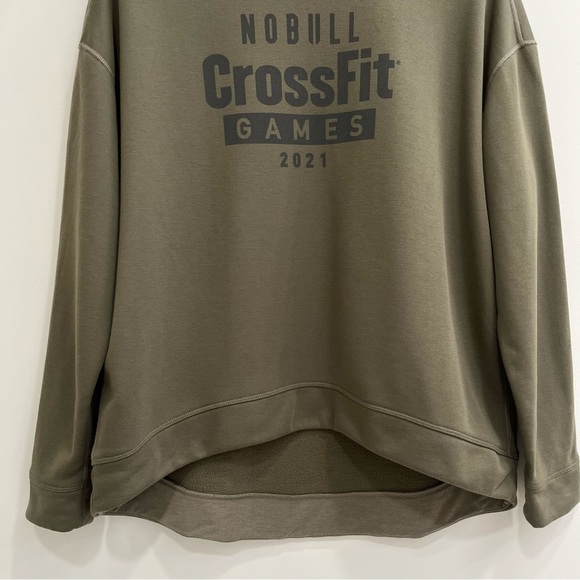 Nobull CrossFit Games 2021 Sweatshirt Army Green Size Large - Picture 3 of 10